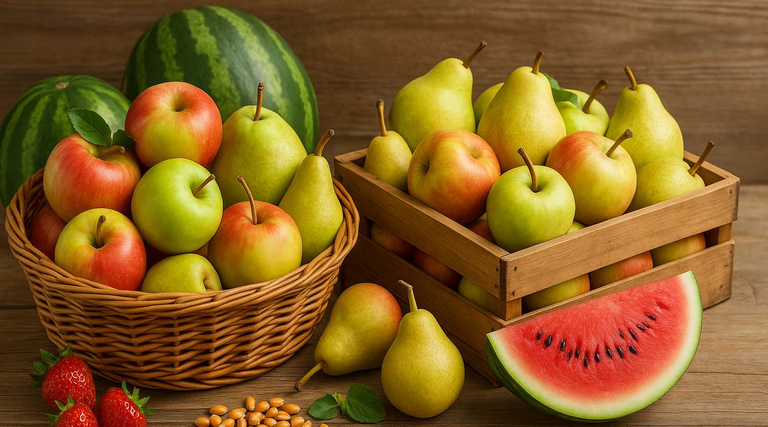 Фрукты и ягоды